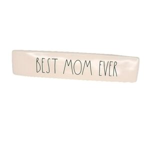 NEW Rae Dunn Desk Sign "Best Mom"